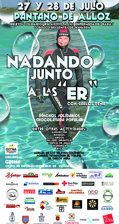 24 Horas de Nataci&oacute;n Solidaria en Alloz, el &quot;Reto del Verano&quot;